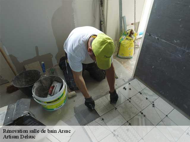 Rénovation salle de bain  arsac-33460 Artisan Delsuc